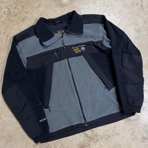Mountain Hardware Black Wind-Stopper Polyester Fleece Gorp Streetwear Y2K Jacket